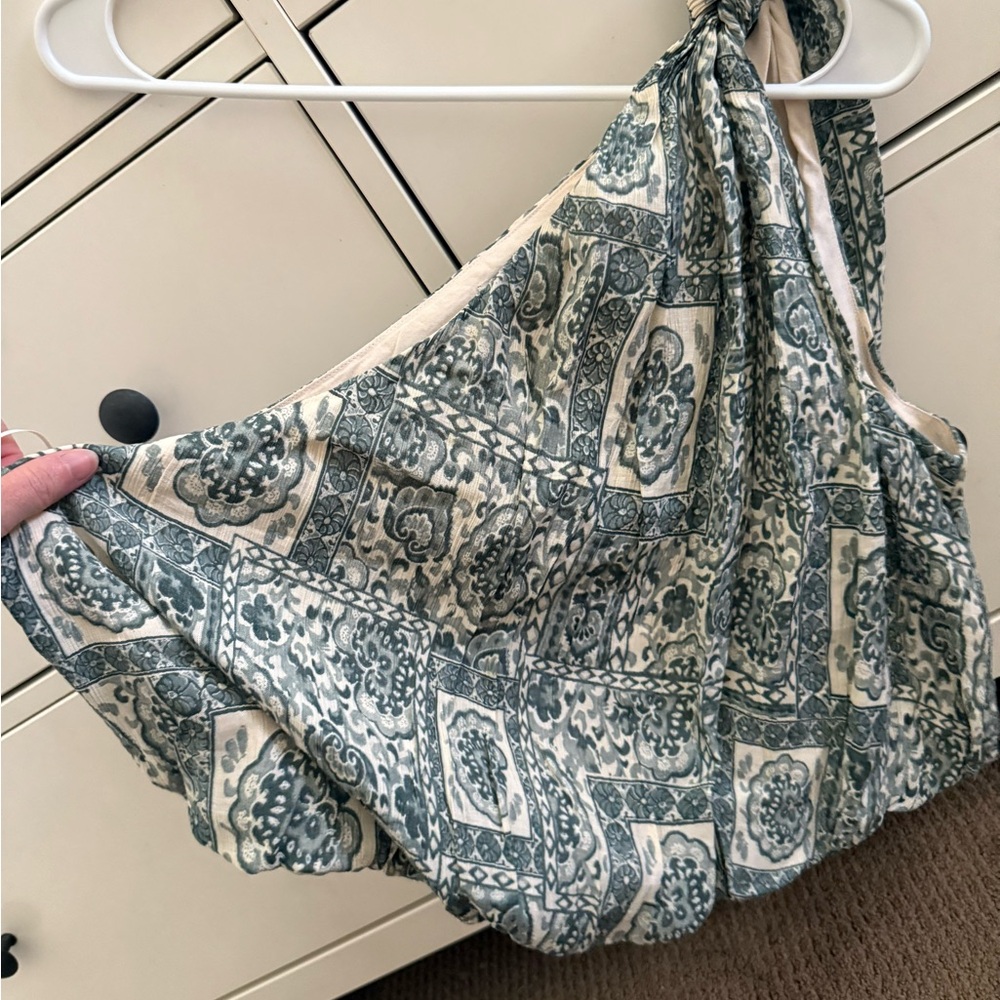 Patterned One-Shoulder Top - Picture 2 of 5